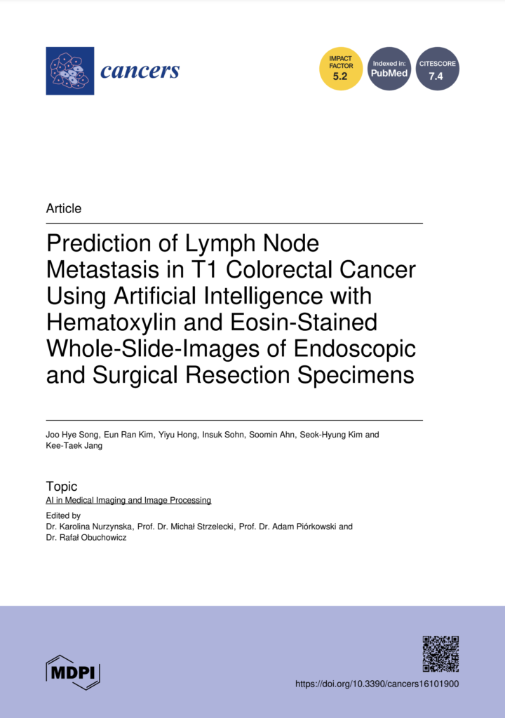 Prediction of Lymph Node Metastasis in T1 Colorectal Cancer Using Artificial Intelligence with Hematoxylin and Eosin-Stained Whole-Slide-Images of Endoscopic and Surgical Resection Specimens